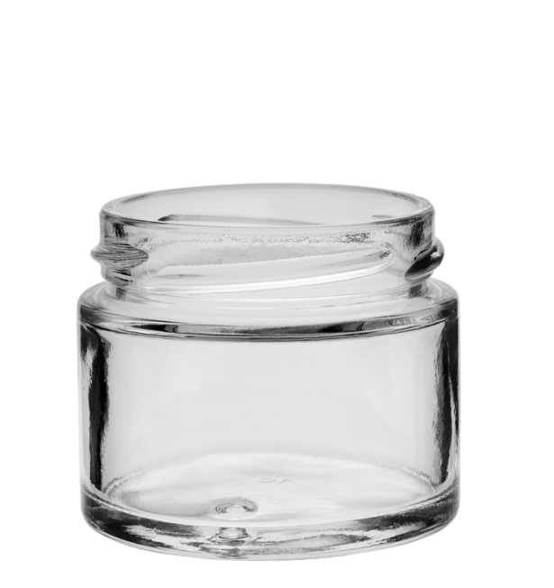 Caviar jar 065ml 58TO Glass flint not stackable